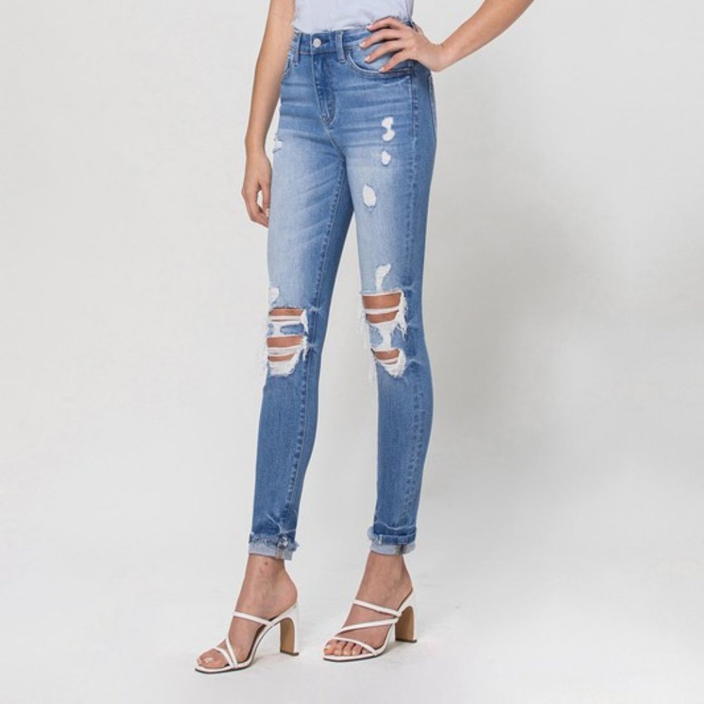 *NEW* Flying Monkey High-Rise Ankle Skinny Jeans - Picture 2 of 8
